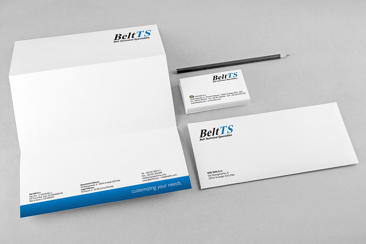 Beltts - modulistica realizzazione del materiale promozionale aziendale