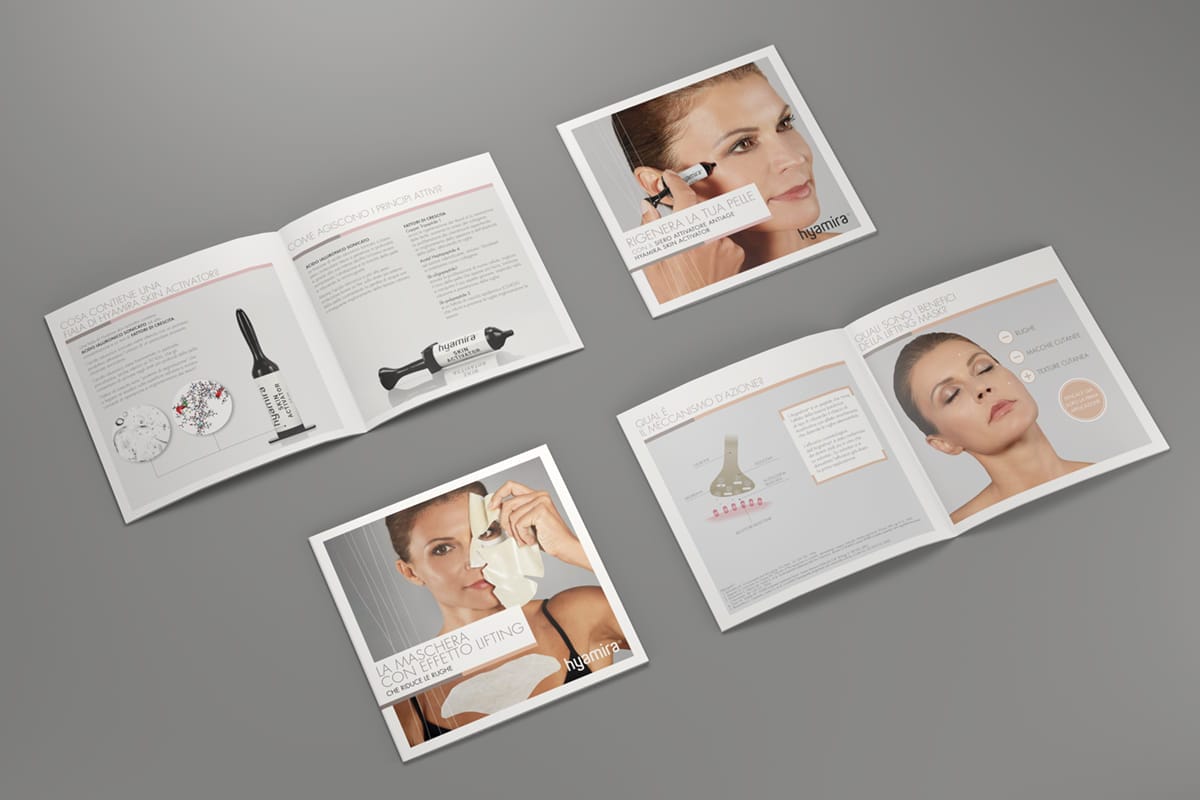 studio grafico pubblicitario materiale di comunicazione per cosmetici nutraceutici e dispositivi medici